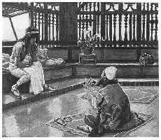 Joseph Converses with Judah, his Brother

Painted by J. James Tissot